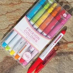 파이롯트 지워지는 싸인펜-프릭션 컬러펜 COLORS 6색 볼펜 다이어리꾸미기 캘리그라피펜 wy8B6F3