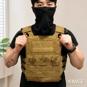 핏좋은 남성 전술조끼 택티컬조끼 밀리터리 서바이벌 전투