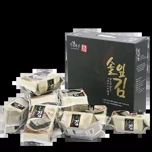 뚜껑식탁김 솔잎김선물세트 1호/도시락김 /