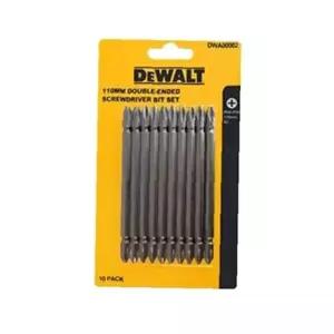 DWA00002 110mm 도금 십자 비트 디월트 PH2 양날 10개입 드라이버