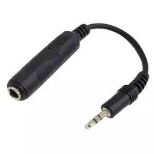 SW0041 5.5(F) to 3.5(M) 스테레오 케이블 (12cm) 5.5파이를 3.5파이로 변환