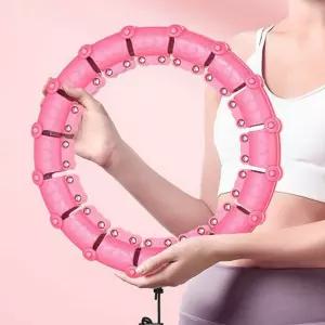 훌라후프 홈트 스마트 마사지 지압 실내운동 21노트(105cm)
