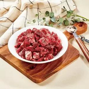 [NS홈쇼핑]한우 투뿔 1++ 국거리 1kg (500g 2팩)[36100466]