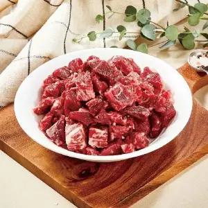 [NS홈쇼핑]한우 투뿔 1++ 국거리 1kg (500g 2팩)[36105034]