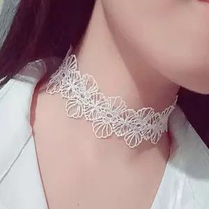 여성 플라워 레이스 초커 패션 레이어드 목걸이