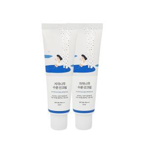 라운드랩 자작나무 수분 선크림 50ml x 2개 수부지선크림 푸른자차 c2-1