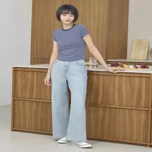 탑텐 여성 세미와이드 데님_MSG5DP2906 5936704