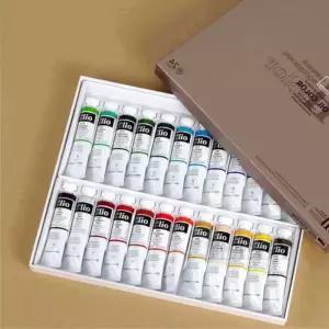 일비 유화물감 20ML 24색 페인팅물감 유화도구 채색도구