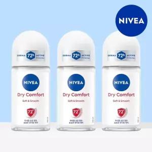 니베아 데오드란트 롤온 드라이컴포트 50ml 3개 -