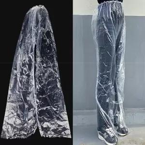 일회용 투명 비닐 바지 일회용우비바지
