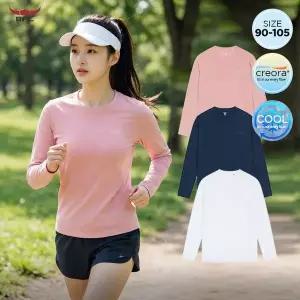 [하프클럽/]BFL 여성 사계절 크레오라 냉감 라운드 긴팔티셔츠 이너티 고스