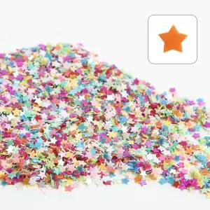 뮤즈 대용량 스팡클 미니 별 100g / 비즈 네일 슬라임 공예재료 파츠장식 만들기재료