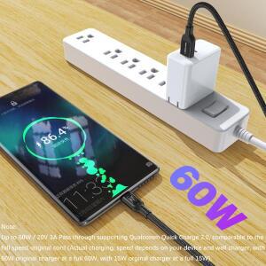 UGOURD B 3.2 3.1 Gen2 10Gbps B-A- C 케이블 데이터 전송 허브 SSD 박스용 60W 고속 충전 코드