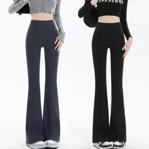 신상 여성 썅성 나팔 레깅스 URK324 고리 바지 패딩팬츠 S