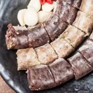 모듬순대 1.2kg 3가지 3종류 백순대 야채 세트