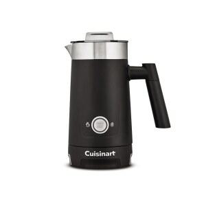 Cuisinart 전기식 뜨거운 차가운 거품기, 커피 라떼 카푸치노 마키아토 핫초코 등용, 블랙 스틸 스테인리스 FR-16, 외관, 쿨 탱크, 논스틱 터치 우유