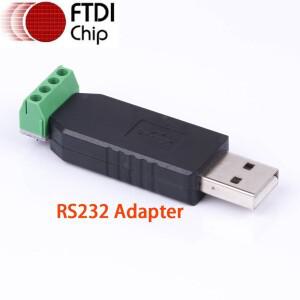 USB 2.0 RS 232 컨버터 어댑터 케이블  4 핀 직렬 포트  FTDI 칩 TX RX GND  VCC5 V 모듈 지원  Win10/8/Vi