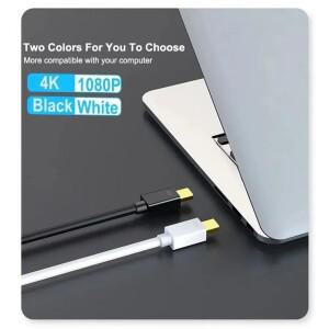 apple 호환 macbook 호환 Air Pro용 미니 소형 디스플레이포트 케이블 4K 어댑터 1080P DP 남성-HDMI 호환