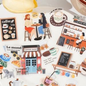 30피스 라이트 업 일상 시리즈 장식 스티커 재료 저널링에 적합 Diy Scrapbooking 용품
