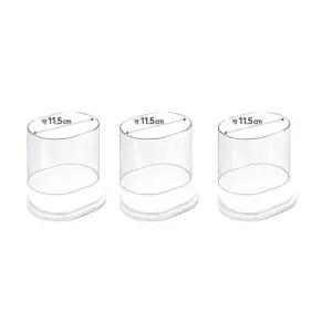 라운드보관 케이스3pcs 피큐어보관함 레고보관 소품보관 아크릴