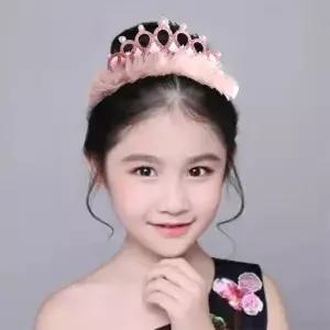 귀여운 사랑 왕관 헤어 후프 밴드 머리띠 생일 모자