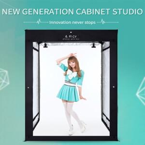 SH 밝기 조절 스튜디오 대형 실내 휴대용 사진 라이트 박스 인물 100x200cm
