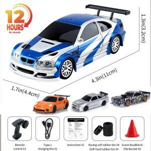 RC카 2 4G RC 드리프트 카 143 차량용 구동 원격 무선 고속 4륜 레이싱 조종 미니 제어 4WD