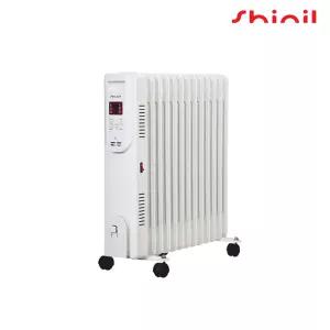 신일 SER-KP13D 13핀 라디에이터 2500W 전기히터 리모컨 타이머 15~35도 온도조절 사무실 가정용 난방기