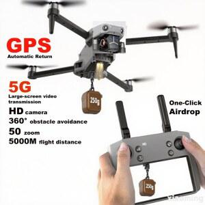 드론 GPS 4K 프로페셔널 HD 카메라 낚시용 5G 낚시 3000M 브러시리스 장시간 줌 비행 에어 50배