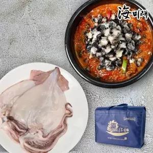 [셀러허브][선물세트][해미래] 국내산 손질 냉동 오징어 130g 내외 (1마리) x 5팩 + 국내산 (S50701120)