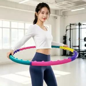 웨이스트 지압 다이어트 훌라후프 뱃살지압 훌라후프효과