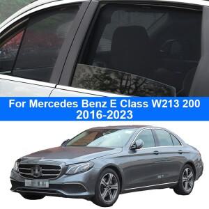 메르세데스 벤츠 호환 E 클래스 W213 200 300 350 2016-2023 자동차 창 차양 UV 보호 커튼 커튼 Sun Shade