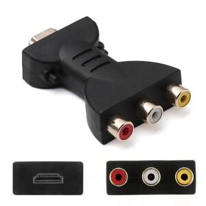 HD TV 박스용 풀 1080P RCA AV-HDMI 호환 컴포지트 어댑터 컨버터 HDTV2AV 오디오 비디오 케이블 HDTV-오디