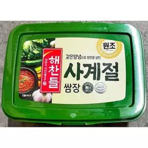 란우 해찬들 사계절쌈장 3k 쌈장대용량 쌈 고기소스