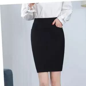 H라인 오피스룩 정장스커트 뒷트임 정장치마 면접 올