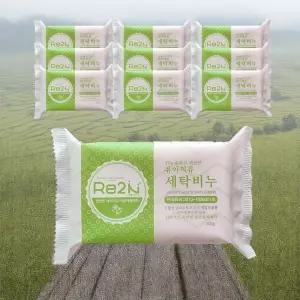 리투네이처 세탁비누 유아의류용 캐모마일향 200g, 10개