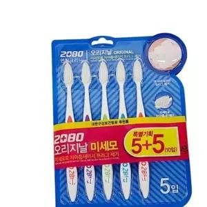 쿨샵 2080 덴탈클리닉 오리지날 칫솔 대용량 10개입