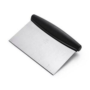OXO 굿 그립 스테인리스 스틸 다용도 스크래퍼 & 초퍼, 피자용 반죽 커터, 빵과 쿠키 반죽, 야채 식기세척기 안전 주방 필수품