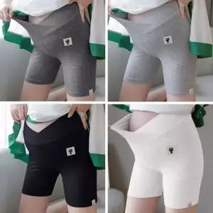 임부복 임산부반바지 엄마바지 여성 여름 스판 트레이닝팬츠 출근 카고팬츠