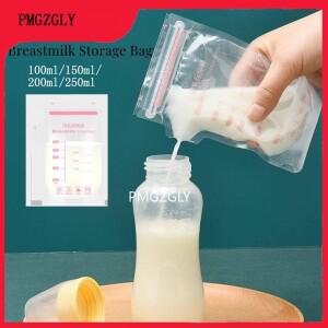 30pcs/10pcs 모유 저장 150ml/100ml/200/ml/250ml 가방 BPA  안티 브레이크 우유 냉동고