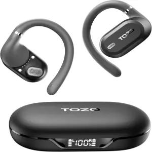 TOZO OpenWear 오픈 이어 이어버드 AI 실시간 번역 145개 이상 언어 지원 60시간 Audifonos 영어 스페인어