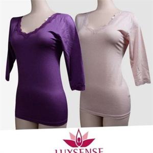 여성 7부 내복 상의 여성 레이스 7부 내복 소프트 레이어드 데일리 가을 이너웨어 언더웨어 실내복 웨어