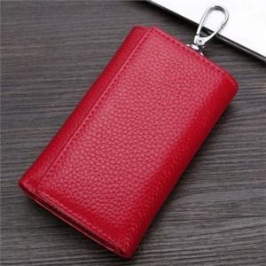 가죽 자동차 키 케이스 11cmx7cmx3cm 스마트 키 케이스 똑딱이 차량용 다용도 소형 지퍼 심플 열쇠고리