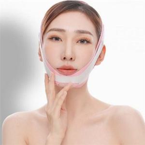 얼굴 리프팅 밴드 브이라인 밴드 이중턱 페이스 관리 안면 마스크 홈케어 마사지 턱살 당김 볼살
