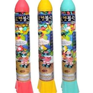 어린이 블럭 장난감 370pcs 어린이 블럭 놀이 소근육 로켓 교육 완구 조립 창의력 대형