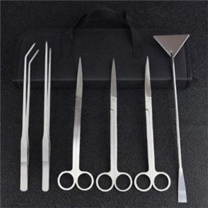 수조 수초 정리 어항 수초 가위 수족관 수초용 트리밍 집게 세트 레이아웃 꾸미기 재배 심기 조경