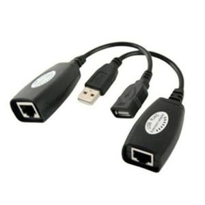 usb 랜 연장선 45M usb 랜 케이블 확장 네트워크 이더넷 컴퓨터 유선 리피터 프린터 마우스 키보드 스캐너