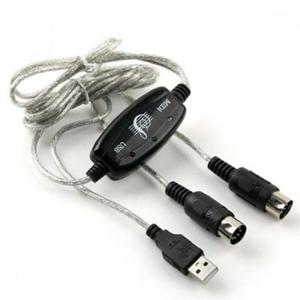 usb 미디 케이블 2M2포트 usb 미디 컨버터 컴퓨터 변환 디지털피아노 전자 키보드 신디사이저 인터페이스