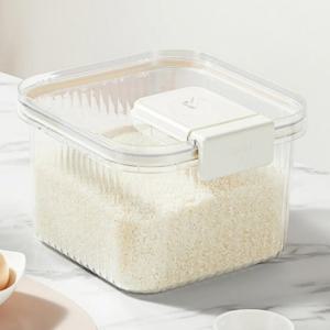 방습 밀폐 보관통 날짜 표시 용기 트레이 쌀통 5kg