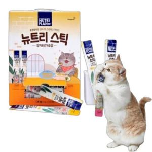 영양 고양이 실용형 스틱 참치 닭가슴살 100개입 1P 짜먹는